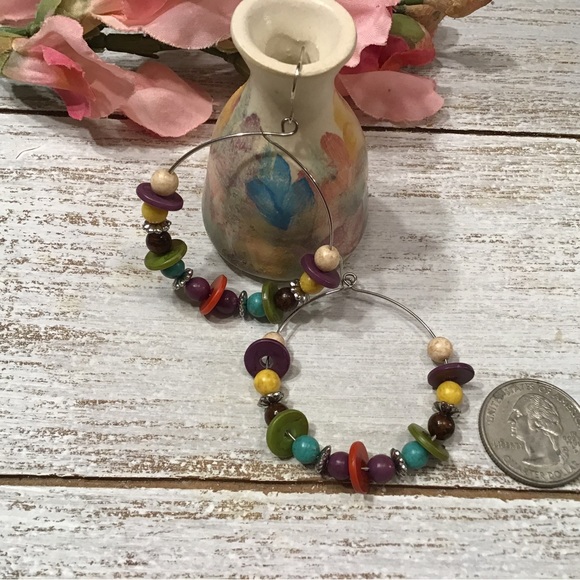 🌞[2/$20.00]🌞 Large Hoops - Picture 3 of 4